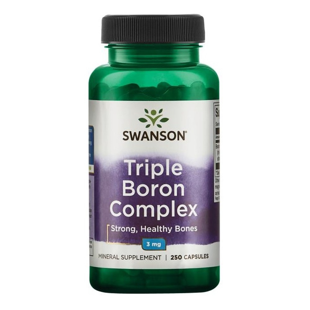 Swanson Triple Boron Complex 3mg na Mocne Kości 250 Kapsułek