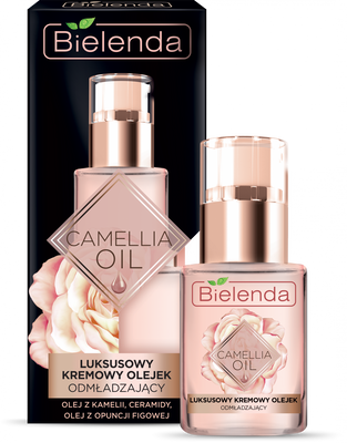 Bielenda Camellia Oil Luksusowy Kremowy Olejek Odmładzający do Cery Dojrzałej 15ml
