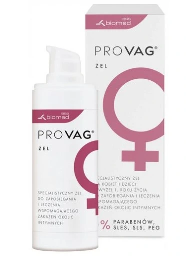 ProVag Hipoalergiczny Żel do Higieny Intymnej Wspierający Mikroflorę 30g