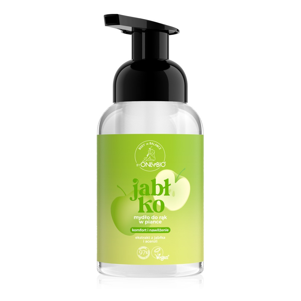 OnlyBio Body in Balance Mydło do Rąk w Piance Jabłko 250ml