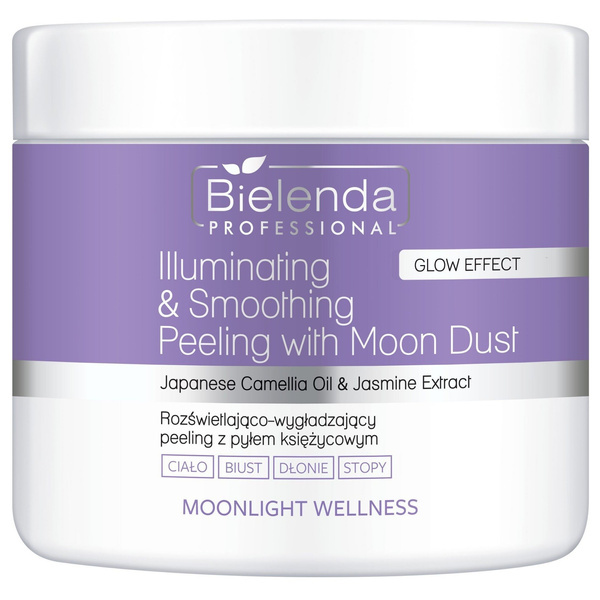 Bielenda Professional Moonlight Wellness Rozświetlająco-Wygładzający Peeling z Pyłem Księżycowym 500ml