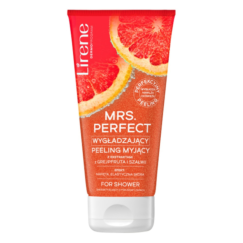 Lirene Mrs. Perfect Wygładzający Peeling do Ciała z Grejpfrutem i Szałwią 175g