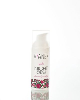 Vianek Łagodzący Krem do Twarzy na Noc do Cery Podrażnionej i Alergicznej 50ml