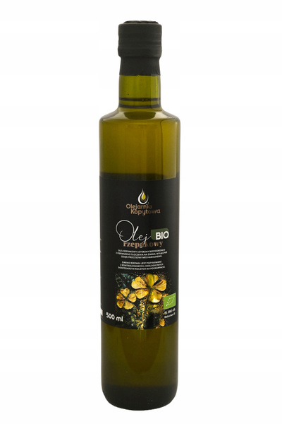 Młyn Kopytowa Ekologiczny Olej Rzepakowy Bio 500ml Best Before 25.01.26