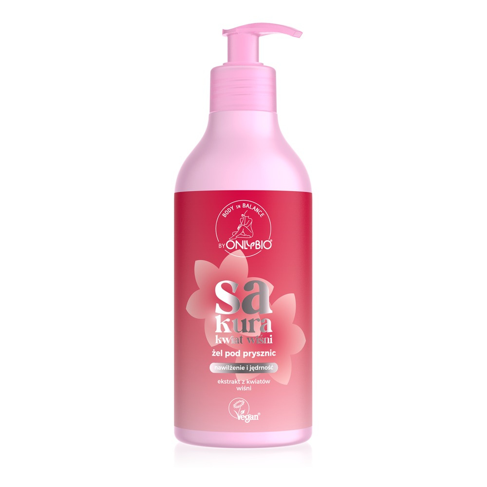 OnlyBio Body in Balance Nawilżający Żel pod Prysznic Sakura 400ml