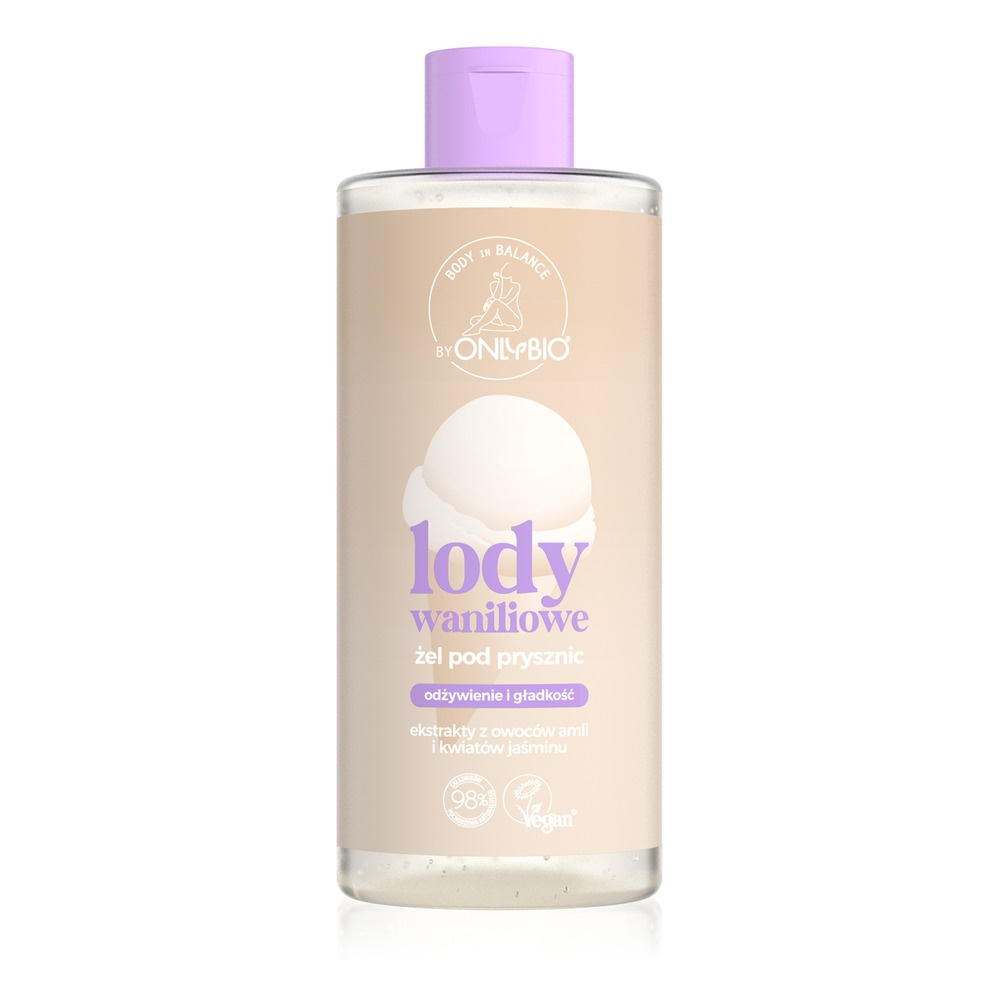 OnlyBio Body in Balance Żel pod Prysznic Lody waniliowe 300ml