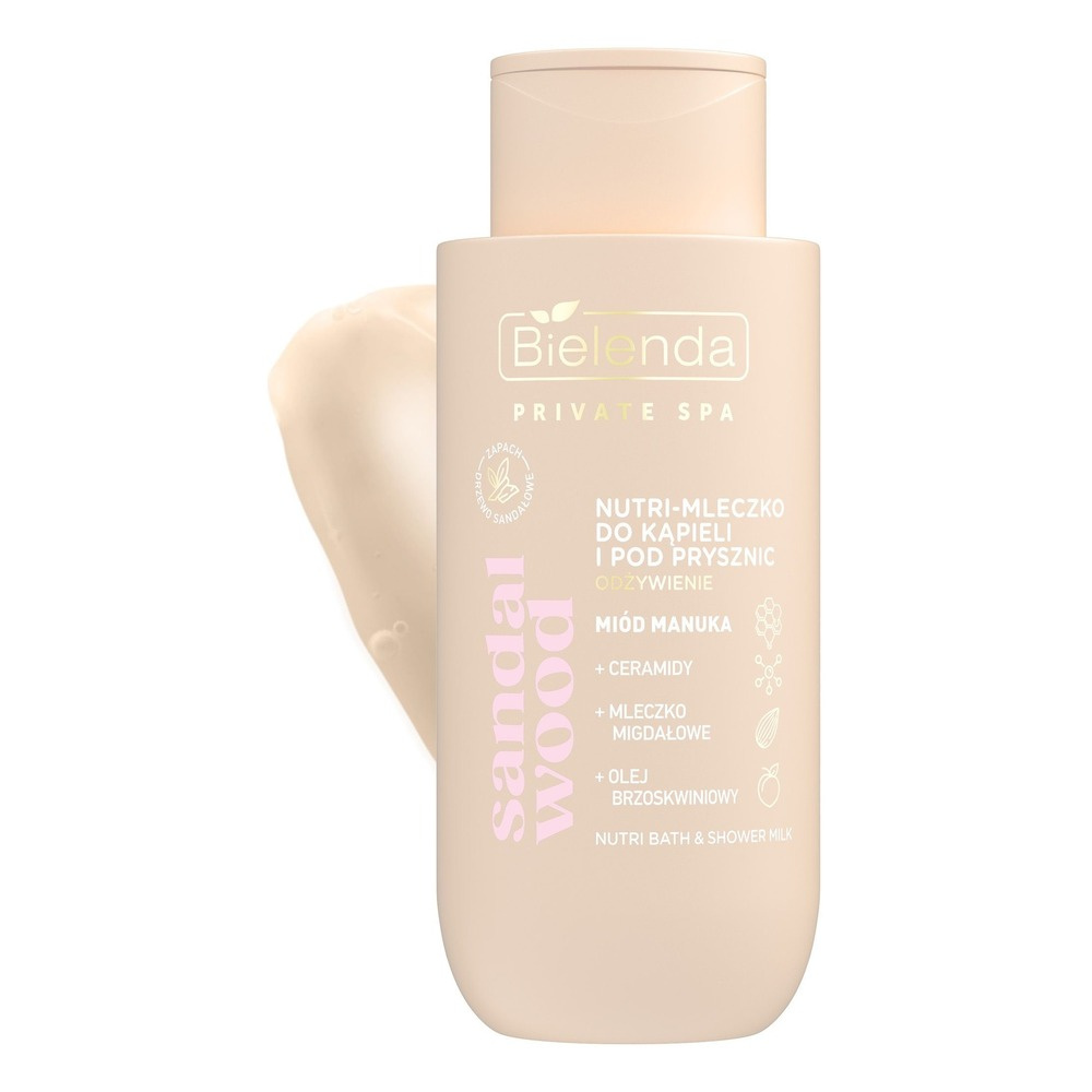 Bielenda Private Spa Odżywcze Nutri-Mleczko do Kąpieli i Prysznica Drzewo Sandałowe 300ml