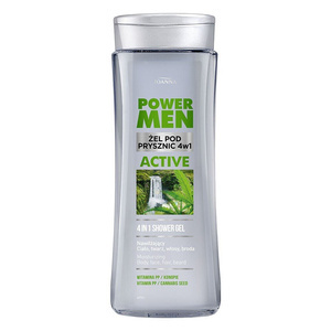 Joanna Power Men Active Oczyszczający Żel pod Prysznic 4w1 dla Mężczyzn 300ml