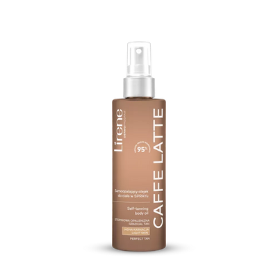 Lirene Perfect Tan Wegański Samoopalający Olejek w Sprayu Caffe Latte 190ml