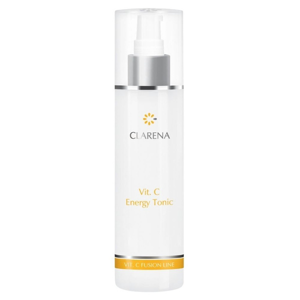 Clarena Vit C Fusion Line Tonik Rozświetlający z Witaminą C dla Skóry Szarej Zmęczonej 200ml