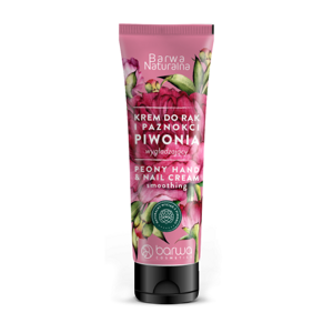 Barwa Naturalna Wygładzający Krem do Rąk i Paznokci Piwonia 100ml