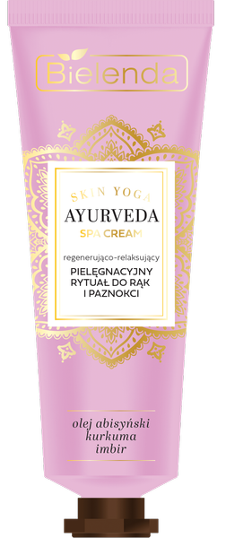 Bielenda Ayurveda Skin Yoga SPA Cream Regenerujący i Relaksujący Rytuał Pielęgnacyjny do Rąk i Paznokci 50ml