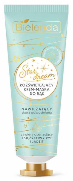 Bielenda Star Dream Rozświetlająco-Nawilżający Krem Maska do Rąk dla Skóry Odwodnionej 50ml