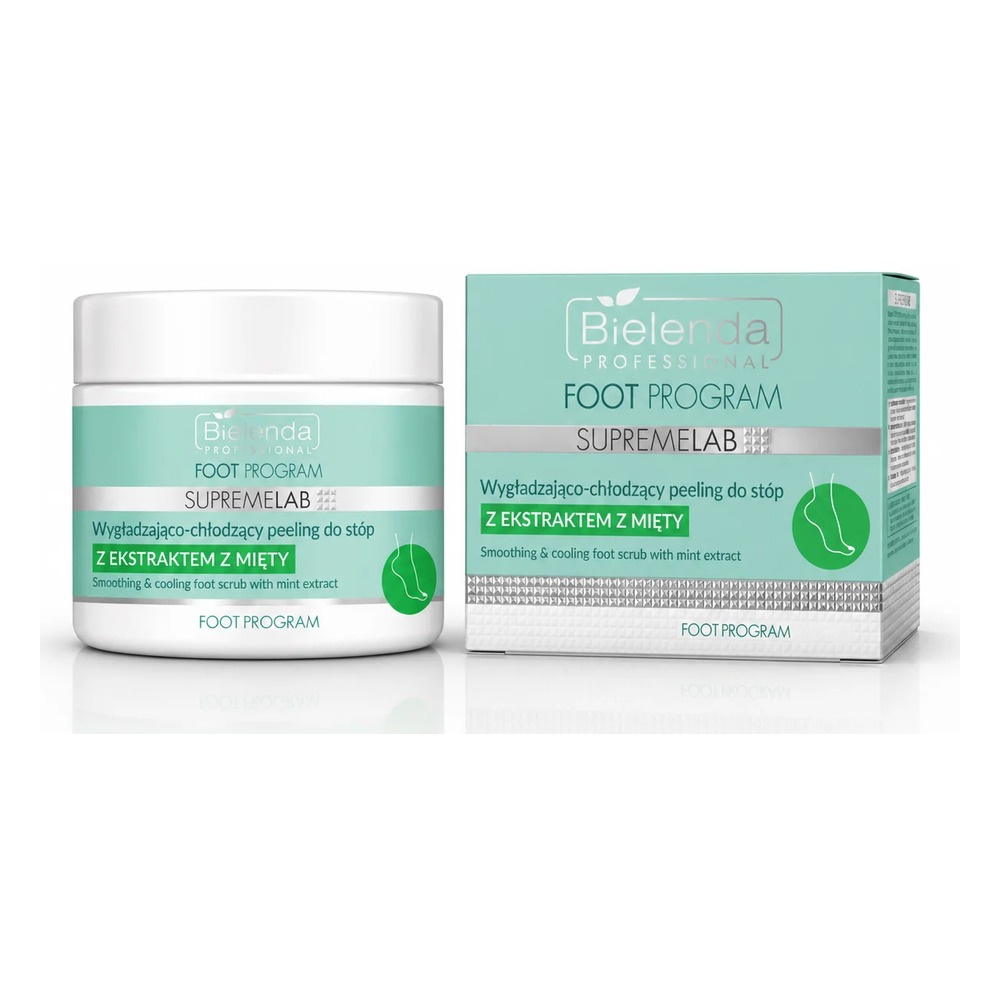 Bielenda Professional Supremelab Chłodzący Cukrowy Żelowy Peeling Do Stóp 200g