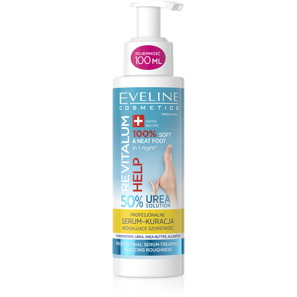 Eveline Revitalum Profesjonalne Serum-Kuracja Redukujące Szorstkość 50% Mocznik 100ml