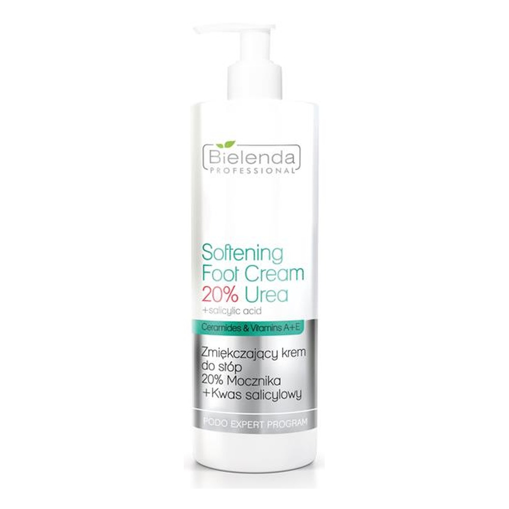 Bielenda Professional Podo Expert Zmiękczający Krem do Stóp z 20% Mocznikiem i Kwasem Salicylowym 500ml