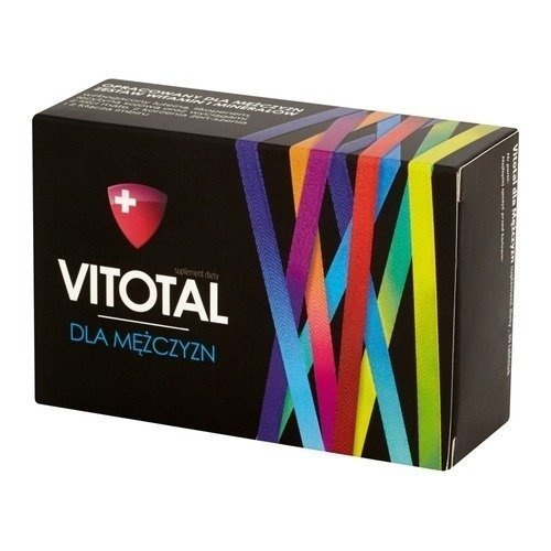 Aflofarm Vitotal dla Mężczyzn Zestaw Witamin i Minerałów 30 Tabletek