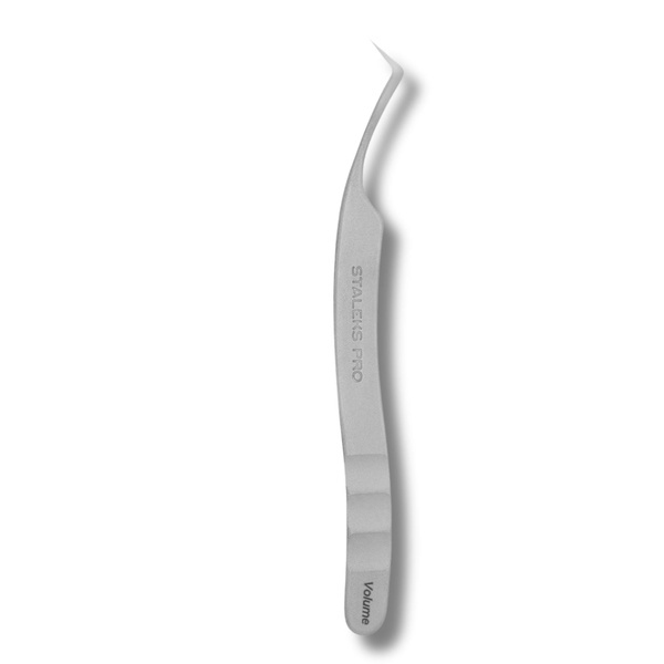 Staleks Pro Profesjonalna Pęseta do Rzęs EXPERT 41 TYPE 2 w Kształcie Litery L 40' 115mm 1 Sztuka