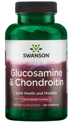 Swanson Glucosamine i Chondroitin na Wsparcie Pracy Stawów 90 Kapsułek