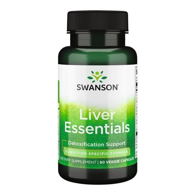 Swanson Liver Essentials na Wsparcie Wątroby i Trawienia 90 Kapsułek