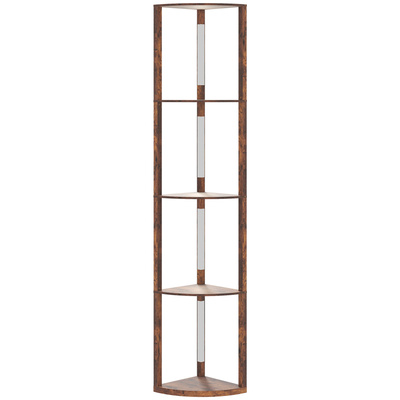 HOMCOM Three-Tier Corner Floor Lamp