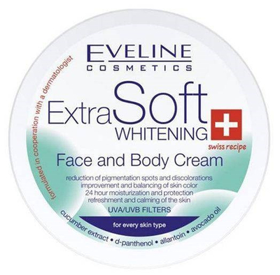 Eveline ExtraSoft Wybielający Krem do Twarzy i Ciała 200ml