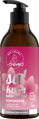 OnlyBio Body in Balance Nawilżający Żel pod Prysznic Sakura 400ml