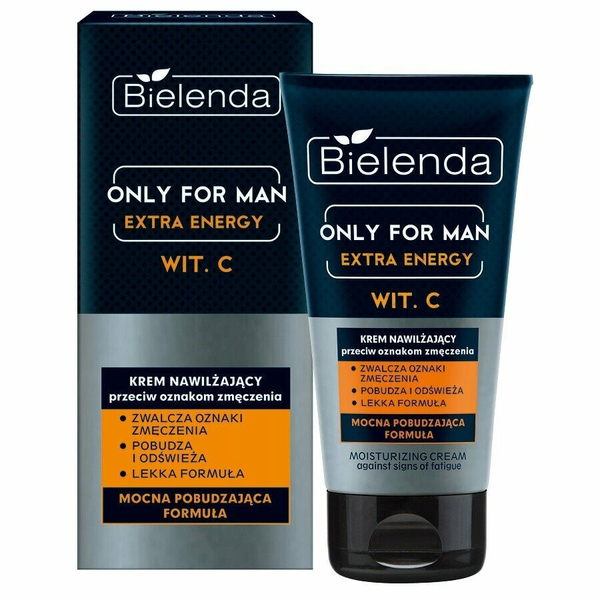 Bielenda Only for Men Extra Energy Krem Nawilżający z Witaminą C dla Mężczyzn 50ml