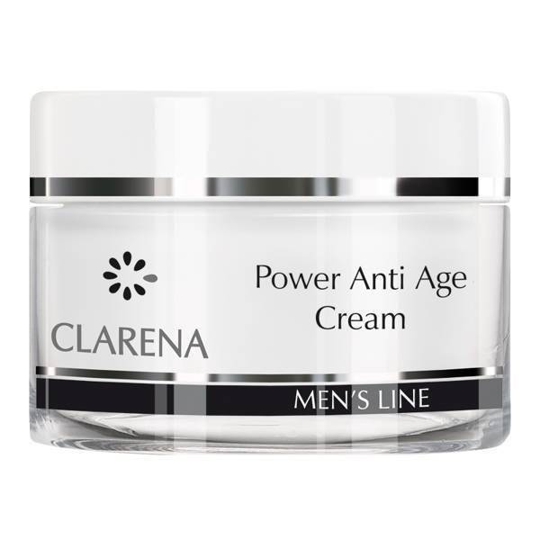 Clarena Mens Line Power Innowacyjny Krem Przeciwzmarszczkowy dla Mężczyzn 50ml