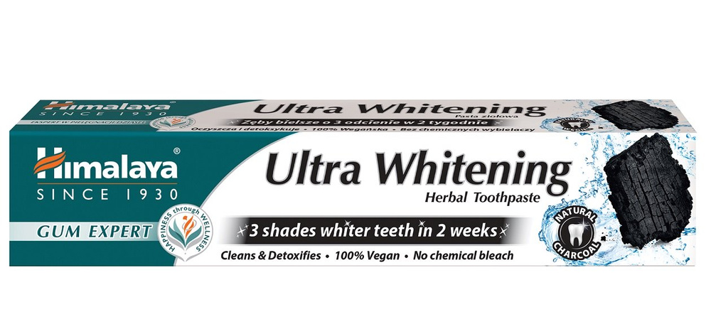 Himalaya Ultra Whitening Ziołowa Pasta do Zębów na Wybielanie 75ml