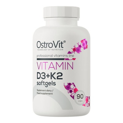 OstroVit Vitamin D3 + K2 - 90 softgels