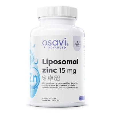Liposomal Zinc, 15mg - 120 vegan caps