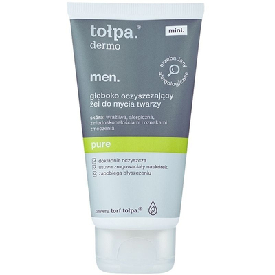 Tołpa Dermo Men Pure Węglowy Żel do Mycia Twarzy 150ml