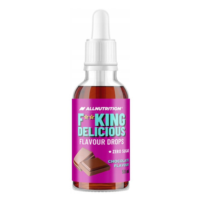 Allnutrition Fitking Delicious Flavour Drops Aromat w Kroplach Czekoladowy Do Potraw i Napojów 50ml