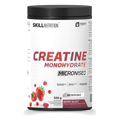Skill Nutrition Kreatyna Monohydrat Mikronizowana Smakowa Owoce Lesne 500g