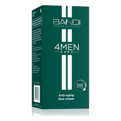 Bandi 4Men Care Przeciwzmarszczkowy Krem do Twarzy dla Mężczyzn 50ml
