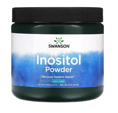 Swanson Inozytol w Proszku 100% Czystości na Wsparcie Nastroju 227g