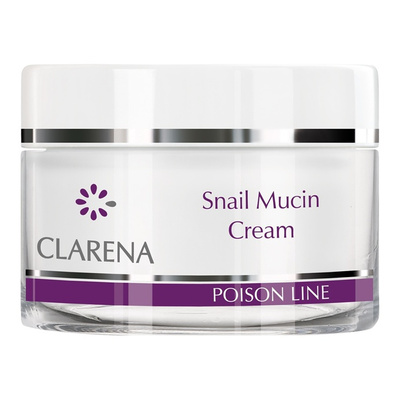 Clarena Snail Mucin Poison Line Regenerujący Krem ze Śluzem Ślimaka do Cery Problematycznej 50ml