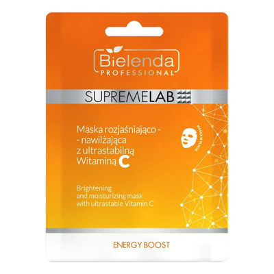 Bielenda SupremeLab Energy Boost Maseczka Rozświetlająco-Nawilżająca 1 szt.