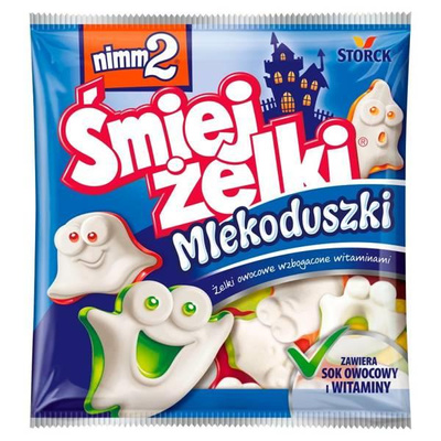 Nimm2 Śmiejżelki Mlekoduszki Żelki Owocowe Wzbogacone Witaminami 90g