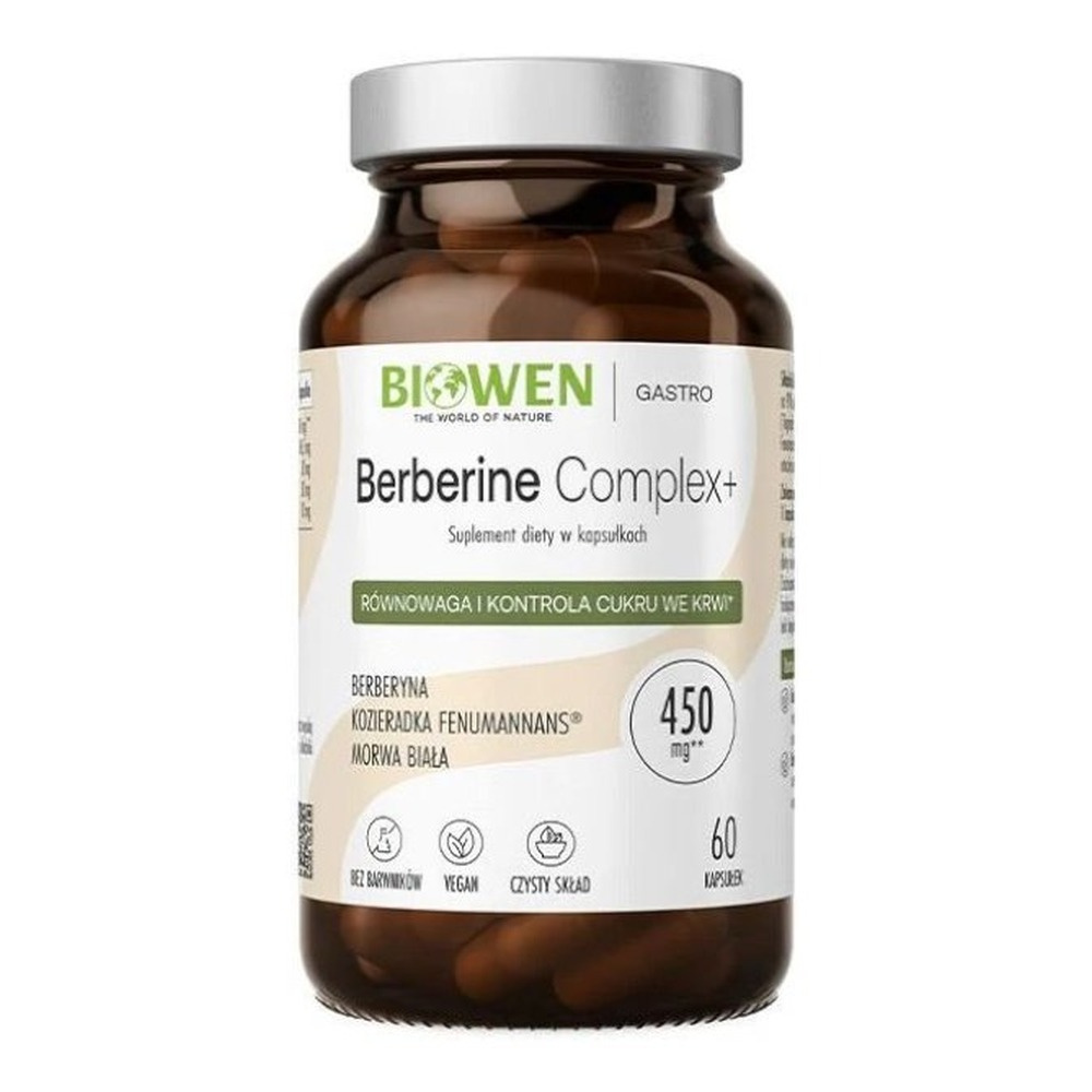 BIOWEN Berberine Complex+ 510 mg, 60 kapsułek