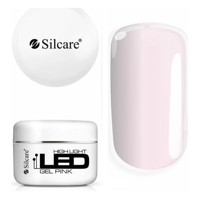 Silcare High Light LED różowy żel budujący Pink 100g