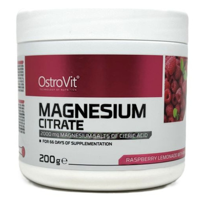 Magnesium Citrate, Raspberry Lemonade with Mint - 200g