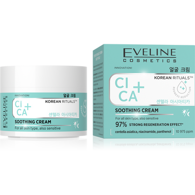 Eveline Korean Rituals Kojący Krem Cica+ na Dzień i Noc 50ml