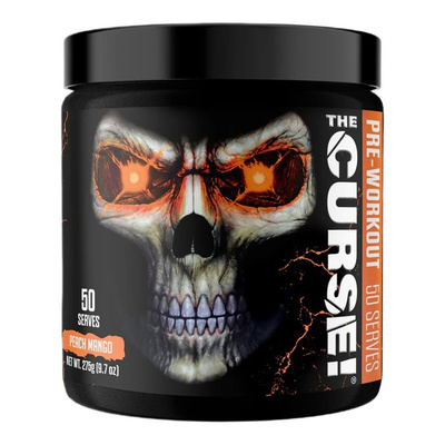 JNX Sports The Curse! Przedtreningówka w Proszku Na Energię i Skupienie Brzoskwinia Mango 275g