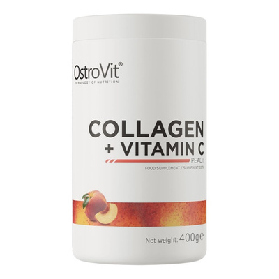 OstroVit Collagen + Vitamin C, Peach - 400g