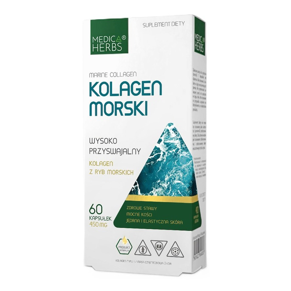 MEDICA HERBS Kolagen Morski 450mg, 60 kaps.