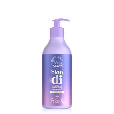 OnlyBio Hair in Balance Blondi Szampon Ochładzający Kolor Włosów 400ml
