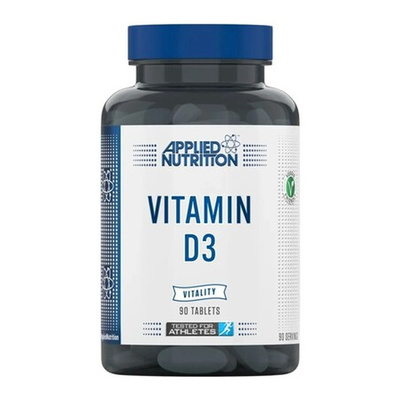 Applied Nutrition Witamina D3 na Odporność oraz Zdrowe Kości i Mięśnie 90 Tabletek