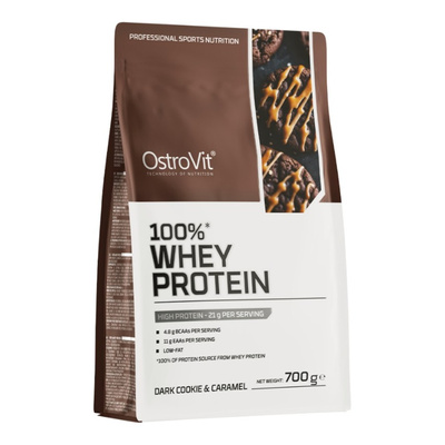 OstroVit 100% Whey Protein, Dark Cookie & Caramel - 700g